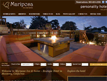 Tablet Screenshot of mariposamonterey.com